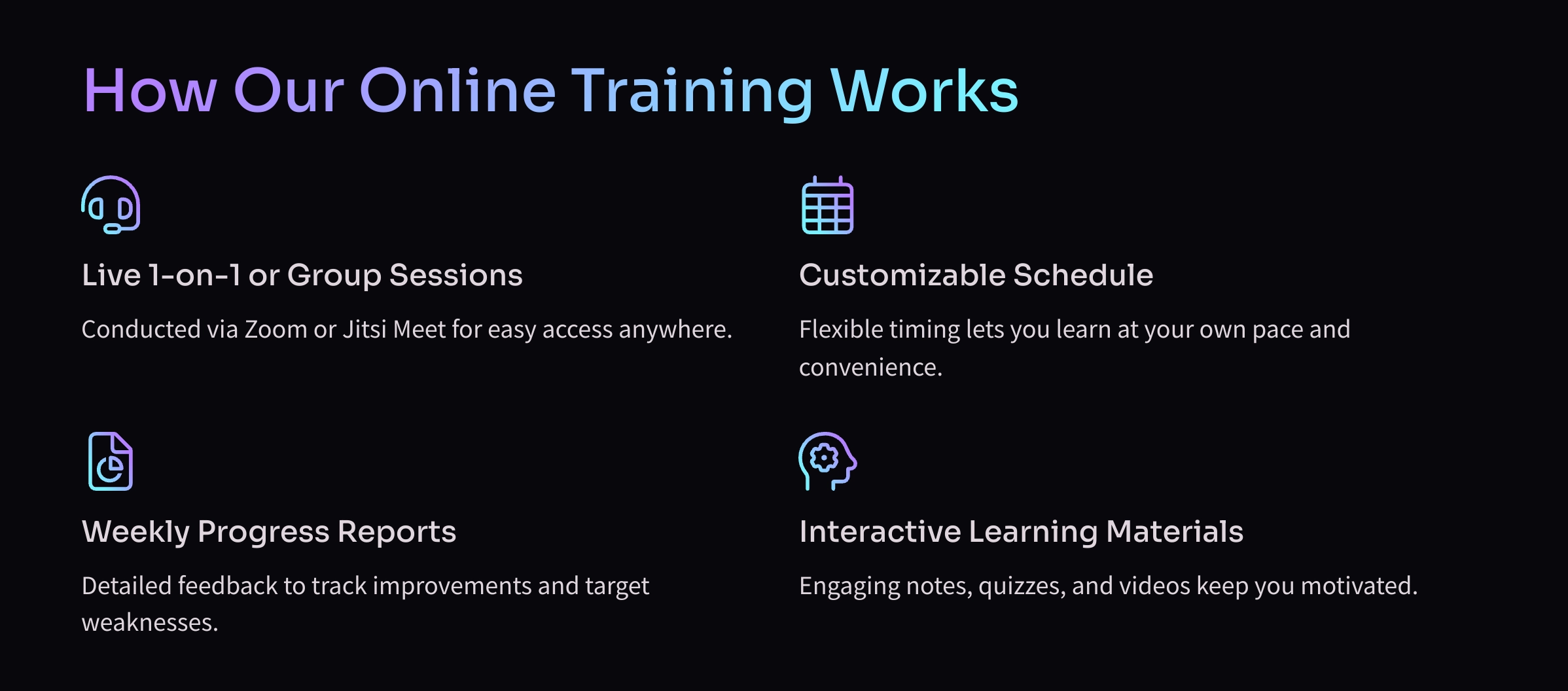 How Afaaki training program works